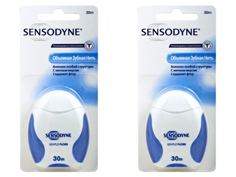 Sensodyne Набор Зубная нить мягкая 30 м*2 штуки (Sensodyne, 