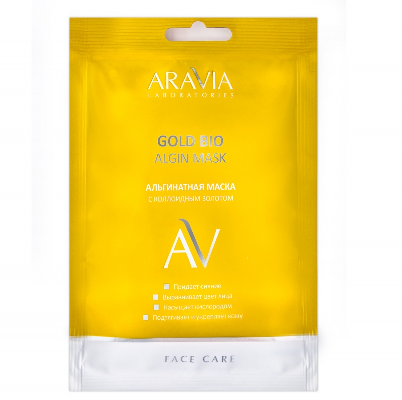 Aravia Laboratories Альгинатная маска с коллоидным золотом G