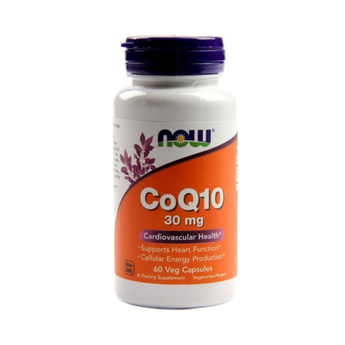 Now Foods Кофермент Q10, 30 мг,  60 капсул (Now Foods, Кофер