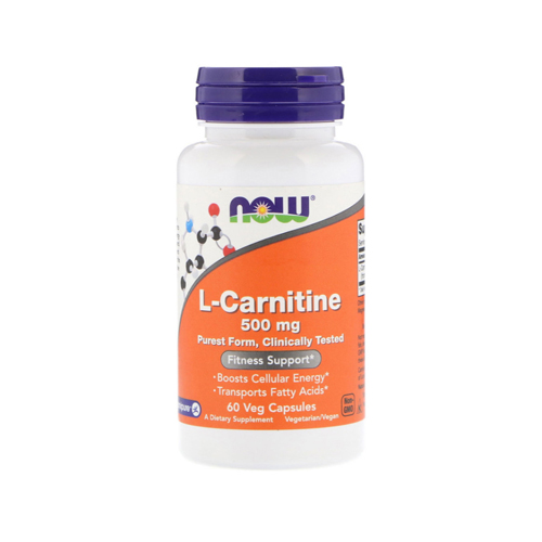 Now Foods L-карнитин, 500 мг, 60 капсул (Now Foods, Аминокис