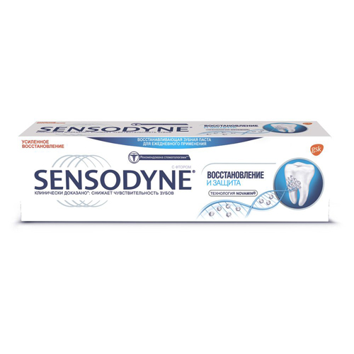 Sensodyne Зубная паста Восстановление и защита, 75 мл (Sen