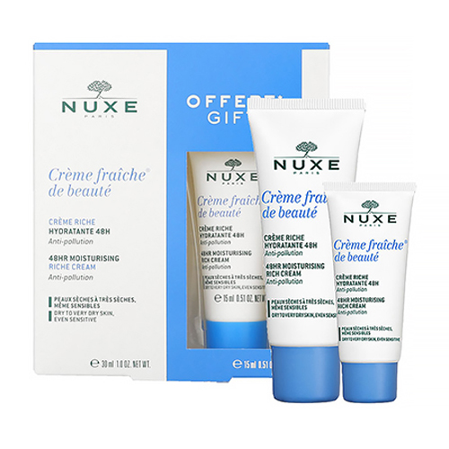 Nuxe Набор для сухой кожи лица (крем 30 мл + крем 15 мл) (Nu