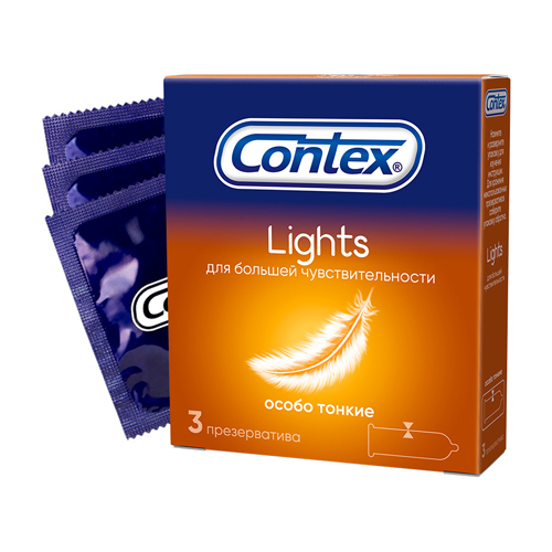 Contex Презервативы Light особо тонкие, №3 (Contex, Презерва
