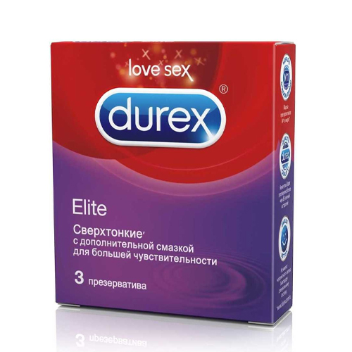 Durex Презервативы Elite №3 (Durex, Презервативы)