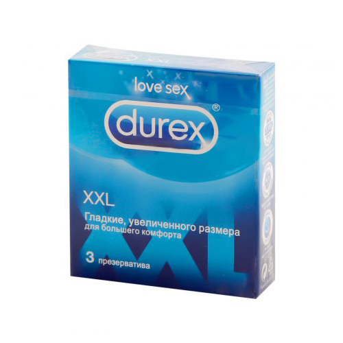 Durex Презервативы XXL №3 (Durex, Презервативы)