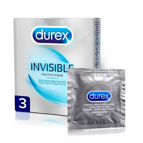Durex Презервативы Invisible №3 (Durex, Презервативы)