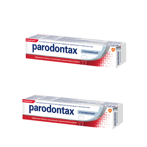 Parodontax Набор Зубная паста Бережное отбеливание 75 мл х 2
