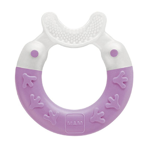 MAM Bite & Brush Прорезыватель для зубов 3+ месяцев Фиолетов
