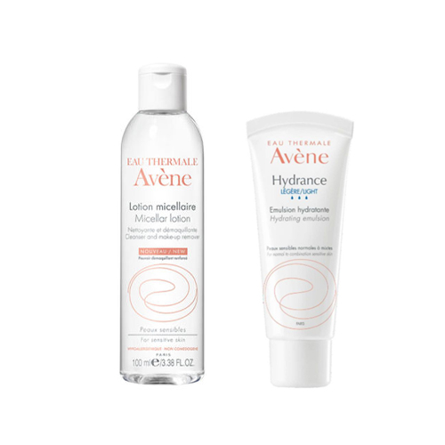 Avene Набор Лежер Легкая увлажняющая эмульсия 40 мл + Мицелл