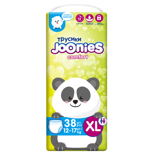 Joonies Подгузники-трусики размер XL (12-17 кг), 38 шт (Joon