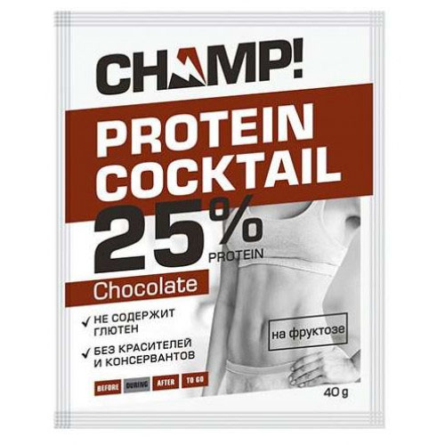 Леовит Коктейль Champ протеиновый шоколадный 40 г (Леовит,