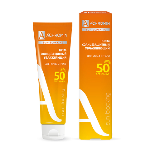 Achromin Солнцезащитный крем экстра защита для лица и тела S