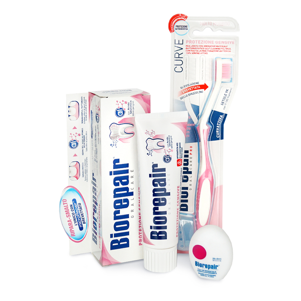 Biorepair Набор для чувствительных десен: Зубная паста Gum P