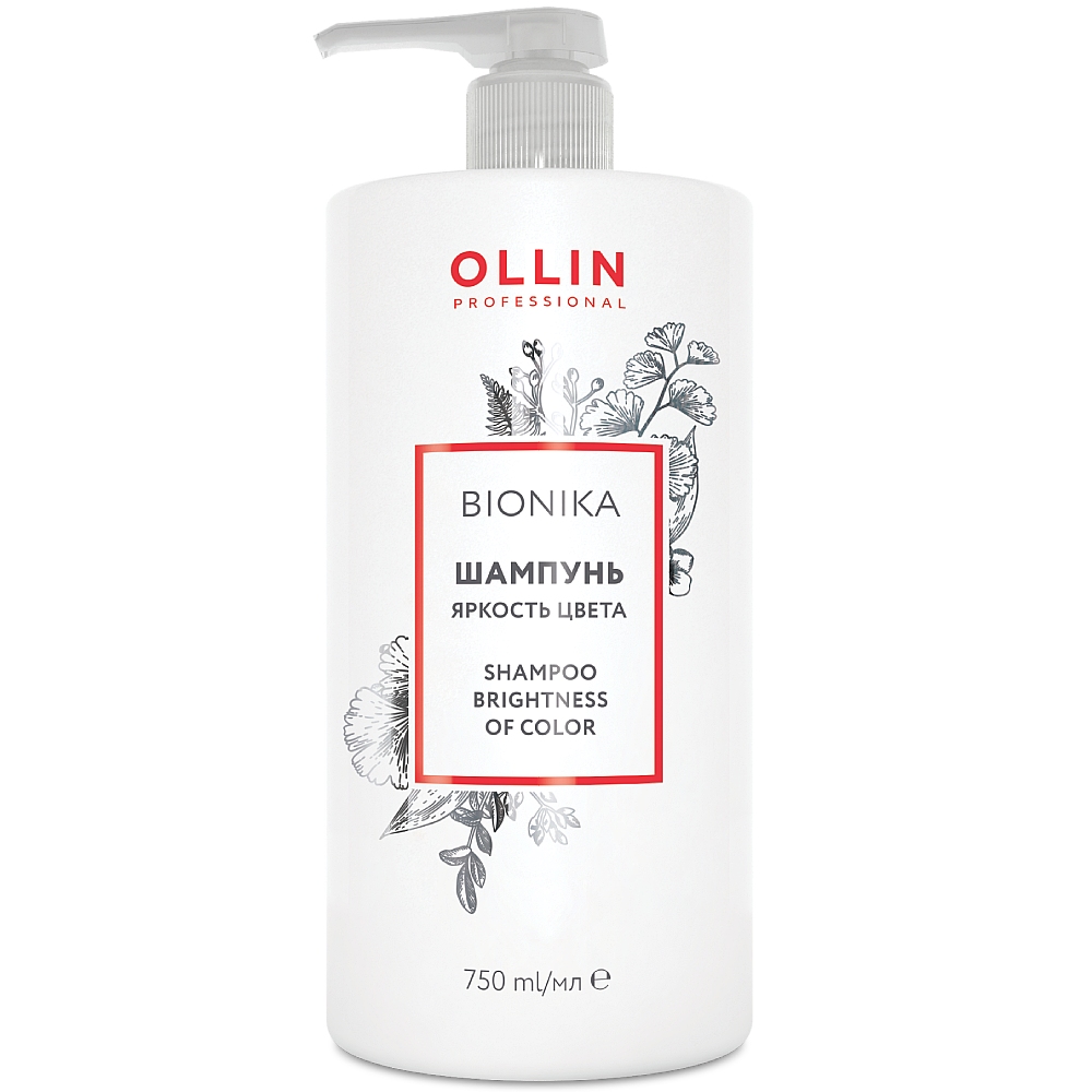 Ollin Professional Шампунь для окрашенных волос Яркость цве