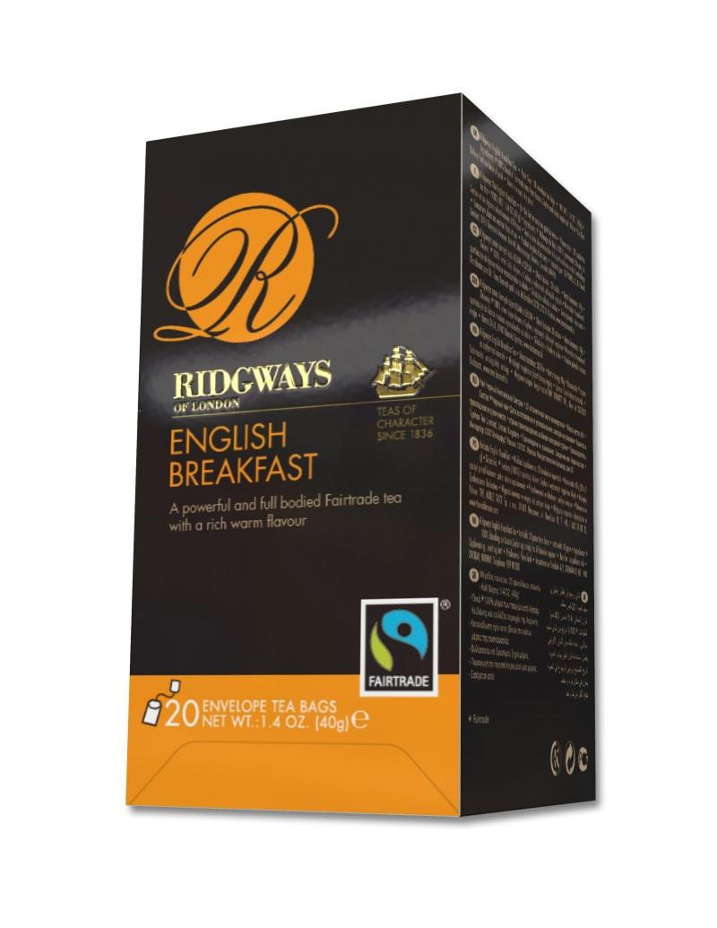 Ridgways of London Чай черный Английский завтрак (20 пак. с 
