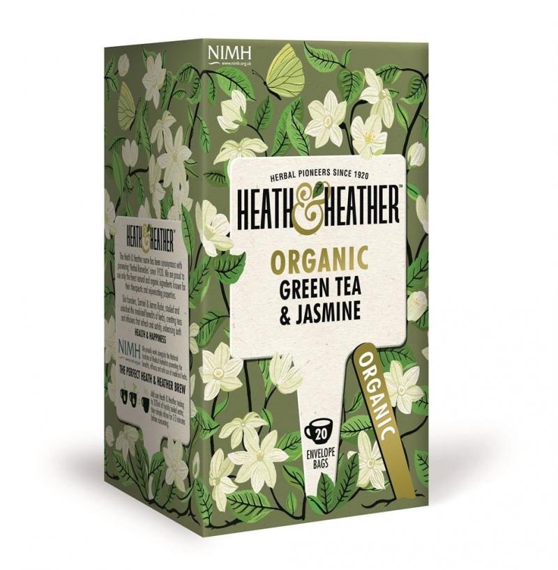 Heath&Heather Зеленый с жасмином Органик (20 пак. в инд.упак