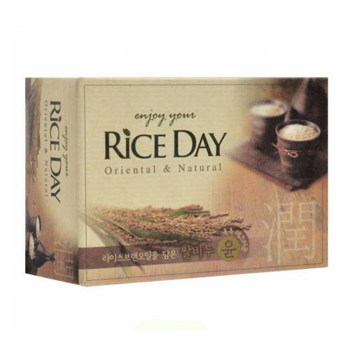 Cj Lion Riceday Мыло туалетное с экстрактом рисовых отрубей 