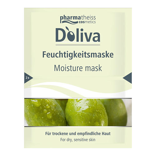 D`oliva Увлажняющая маска для лица, 7,5 мл х 2 (D`oliva, Мас