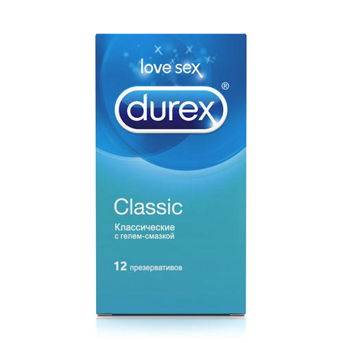 Durex Дюрекс презервативы classic №12 (Durex, Презервативы)