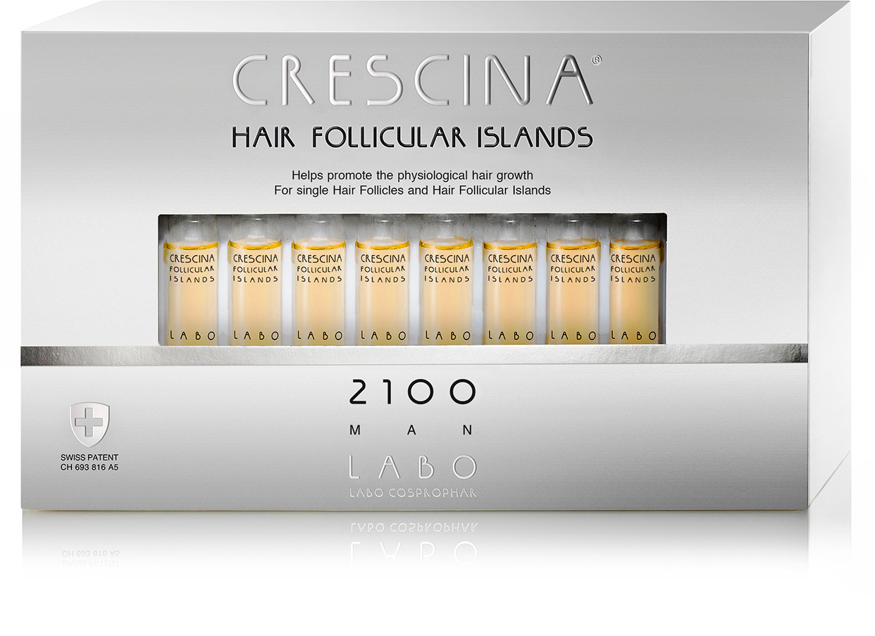 Crescina Лосьон для стимуляции роста волос для мужчин Follic