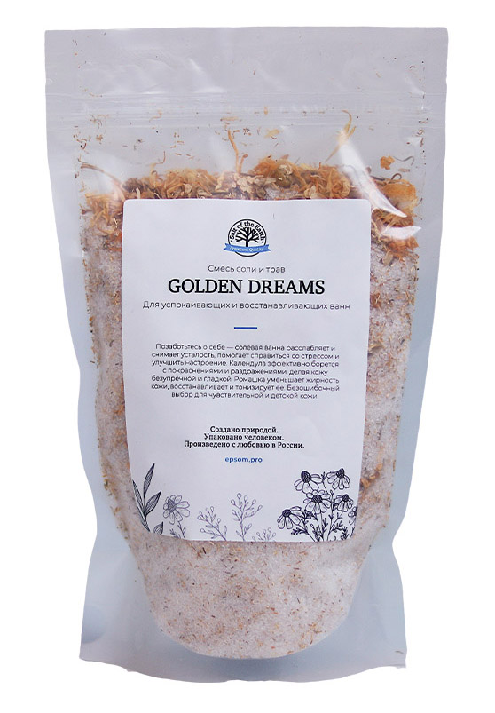 Salt of the Earth Шиммер для ванной «Golden Dreams» 400 г (S