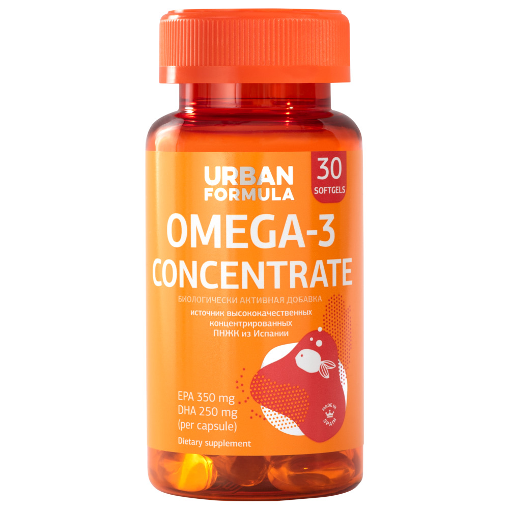 Urban Formula Биологически активная добавка к пище Omega-3 C