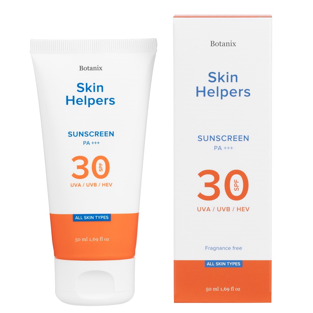 Skin Helpers Солнцезащитный крем Botanix SPF 30, 50 мл (Skin