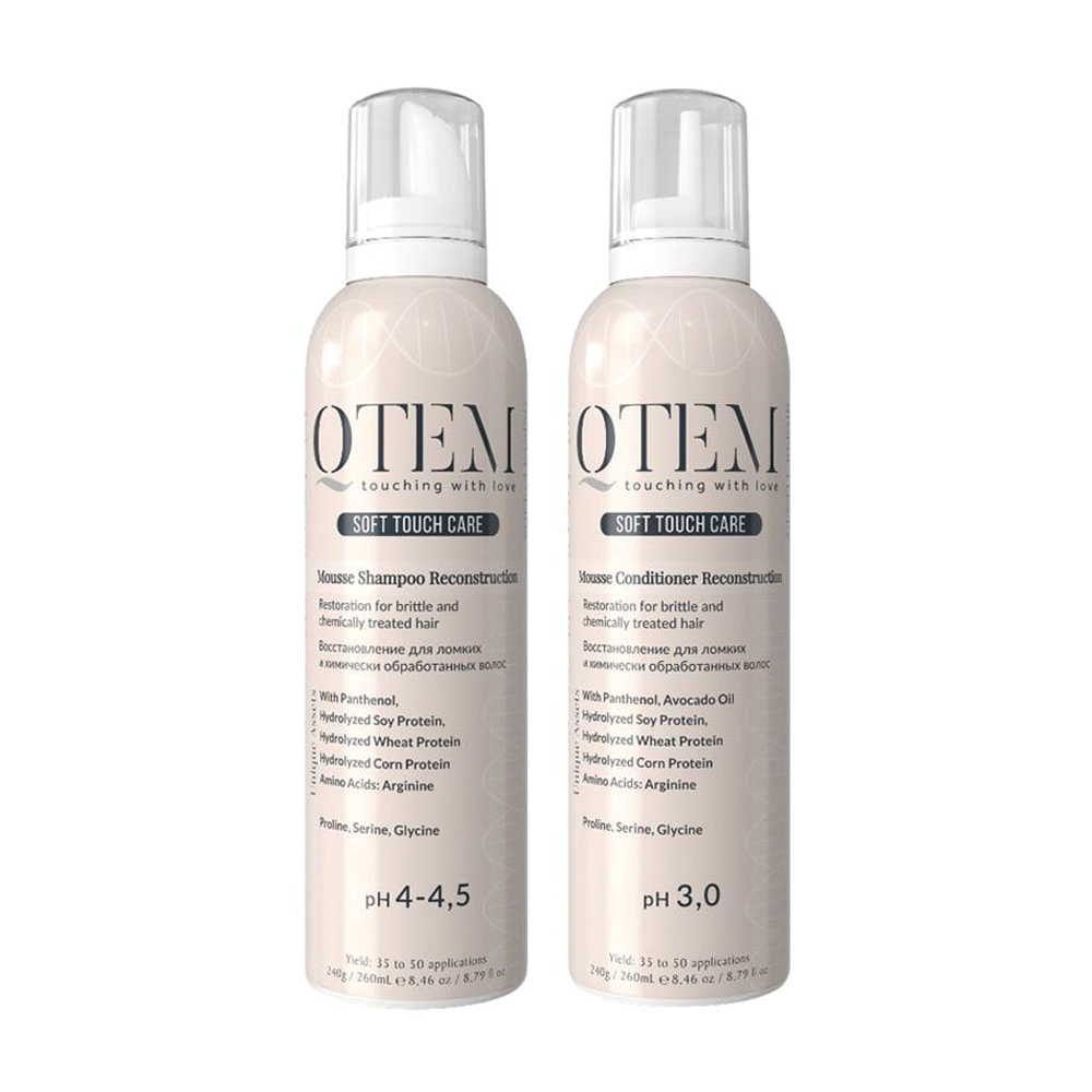 Qtem Набор для ломких и химически поврежденных волос (шампун
