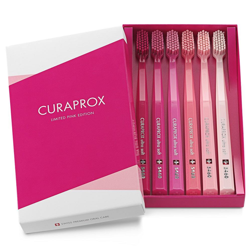 Curaprox Набор ультрамягких зубных щеток Pink Edition, 6 шту