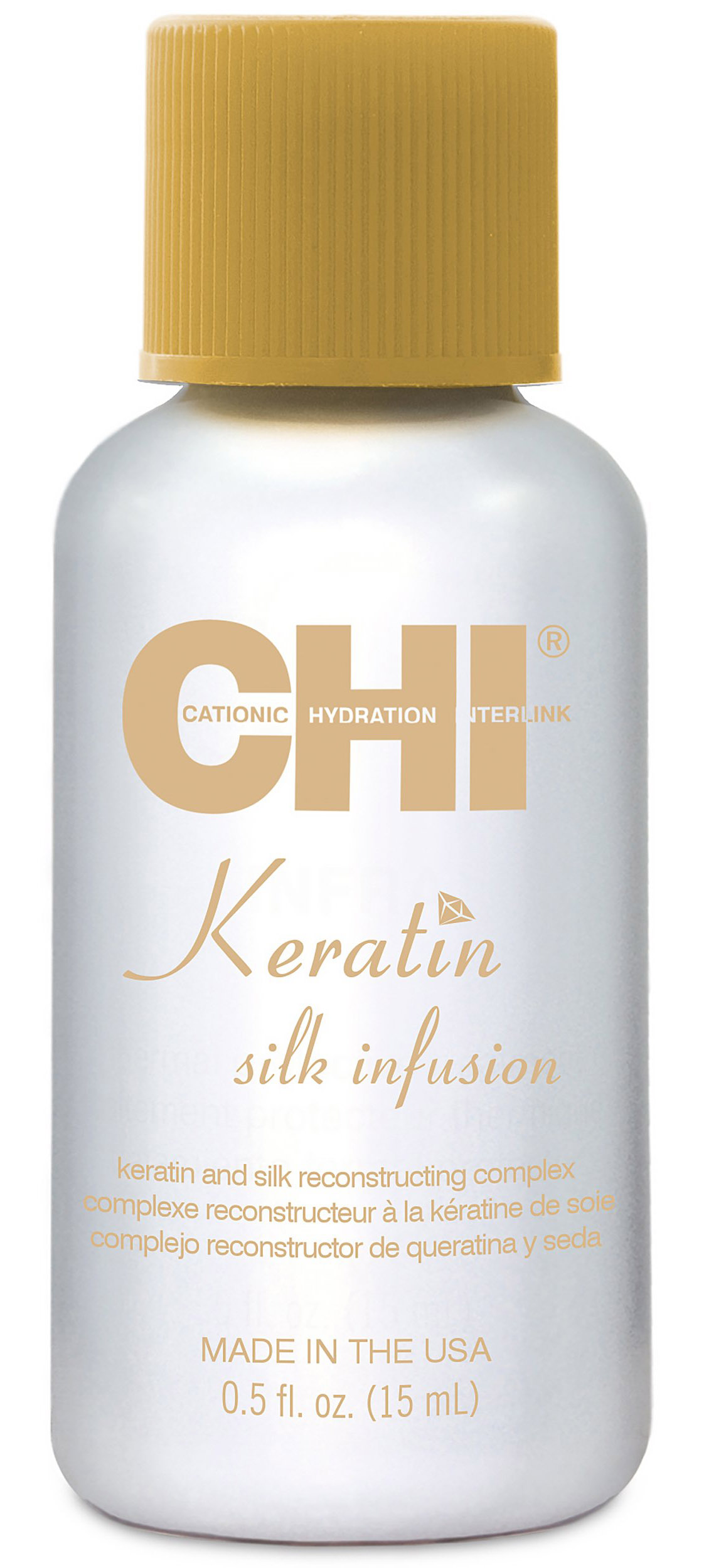 Chi Жидкий шелк для волос с кератином Silk Infusion, 15 мл (