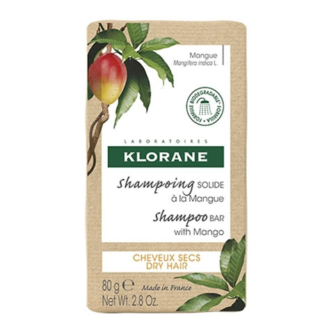 Klorane Брусковый шампунь с маслом Манго 80 г (Klorane, Dry 