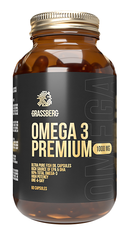 Grassberg Биологически активная добавка к пище Omega 3 Premi