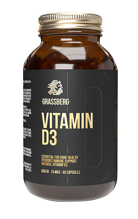Grassberg Биологически активная добавка к пище Vitamin D3 60