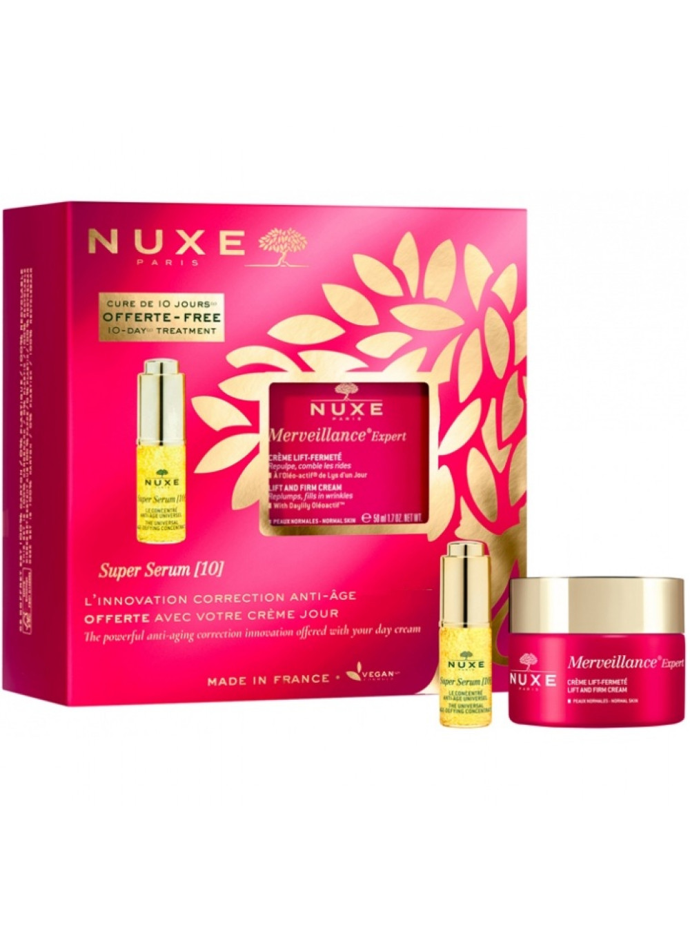 Nuxe Набор: Укрепляющий лифтинг крем, 50 мл + Антивозрастная