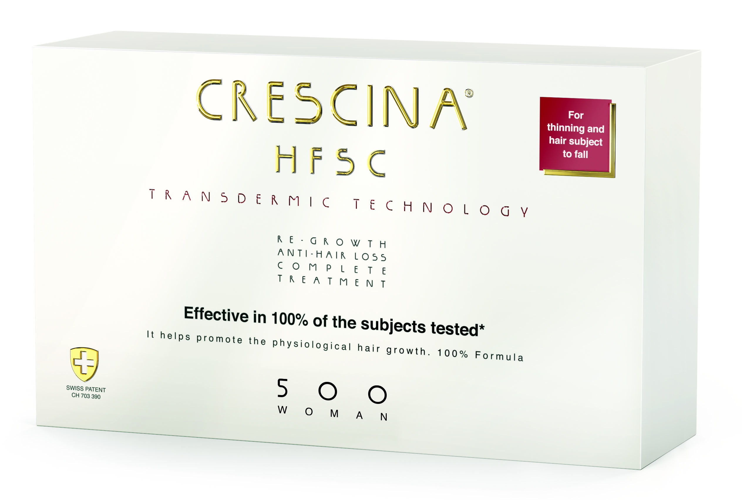 Crescina 500 Комплекс Transdermic для женщин: лосьон для воз