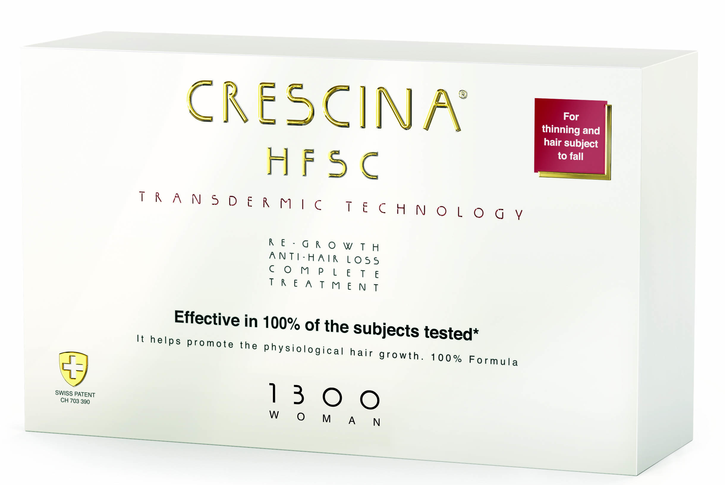 Crescina 1300 Комплекс Transdermic для женщин: лосьон для во