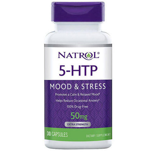 Natrol 5-HTP 50 мг, 30 капсул (Natrol, БАДы)