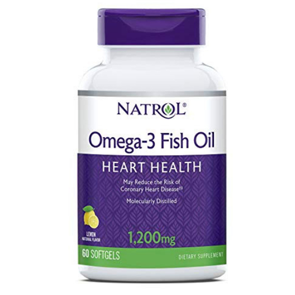 Natrol Рыбий жир омега-3 1200 мг, 60 капсул (Natrol, Омега 3
