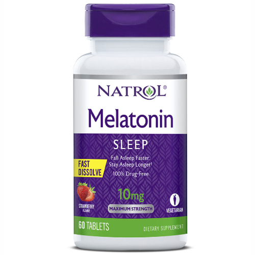 Natrol Мелатонин быстрорастворимый 10 мг, 60 таблеток (Natro