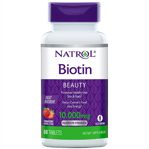 Natrol Биотин быстрорастворимый 10000 мкг, 60 таблеток (Natr