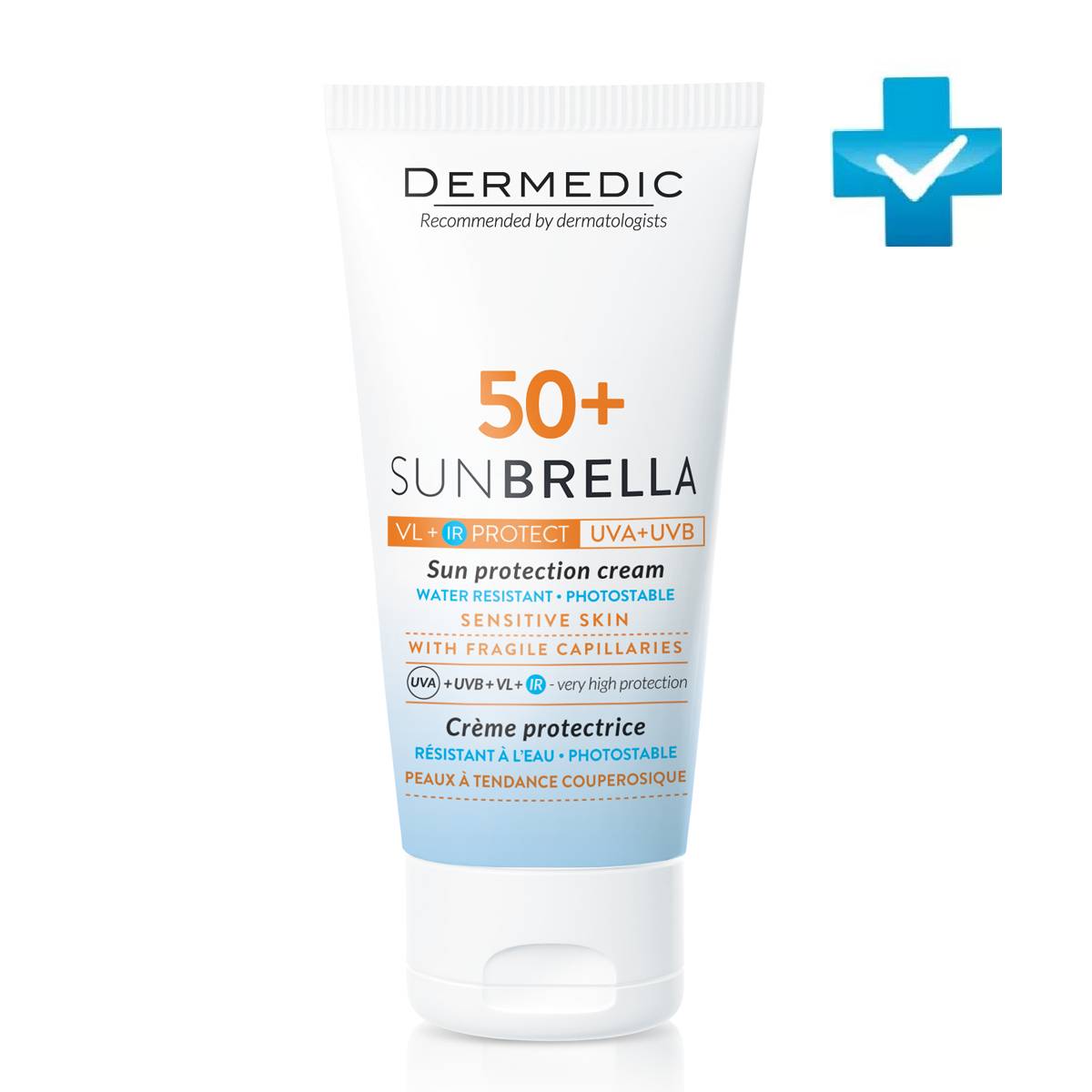 Dermedic Солнцезащитный крем для чувствительной кожи SPF 50+