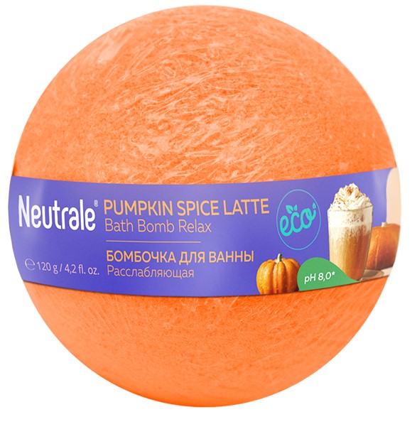 Neutrale Расслабляющая бомбочка для ванны Pumpkin Spice Latt