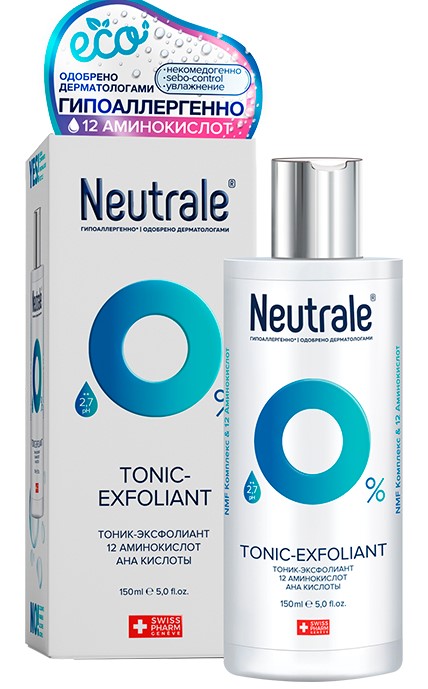 Neutrale Тоник-эксфолиантс фруктовыми AHA кислотами 12 амино