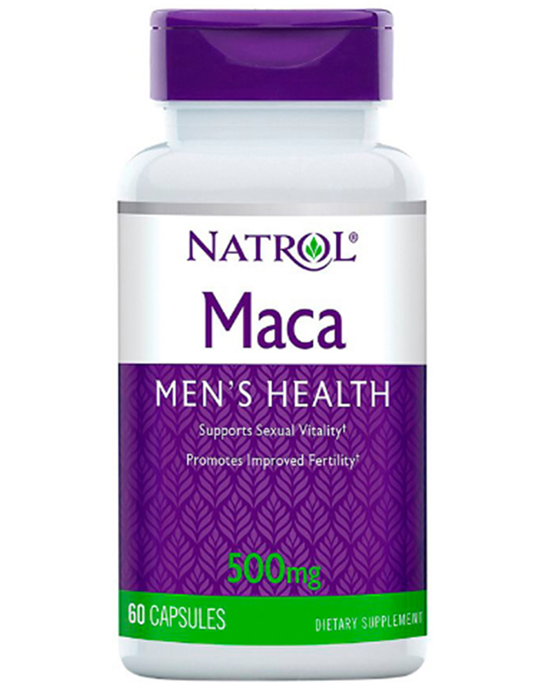 Natrol Экстракт маки 500 мг, 60 капсул (Natrol, БАДы)