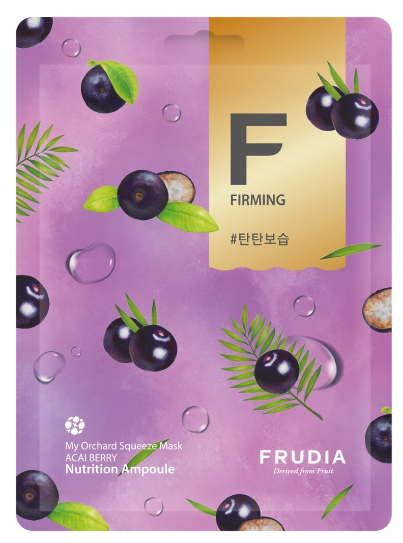 Frudia Бодрящая маска для лица с ягодами асаи, 20 мл (Frudia