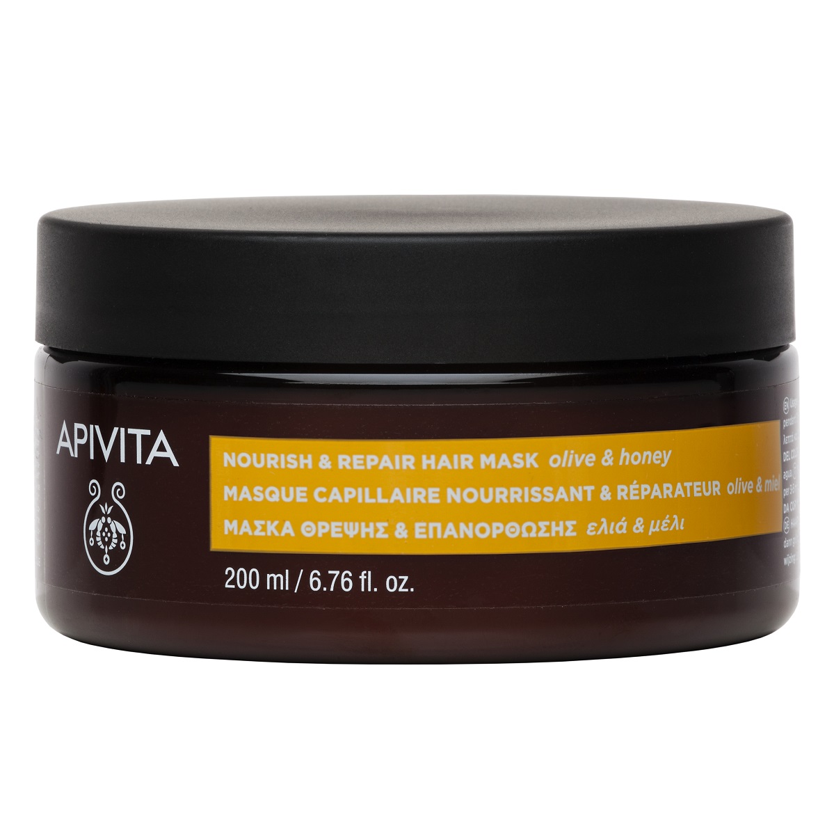 Apivita Питательная и восстанавливающая маска с оливой и мед