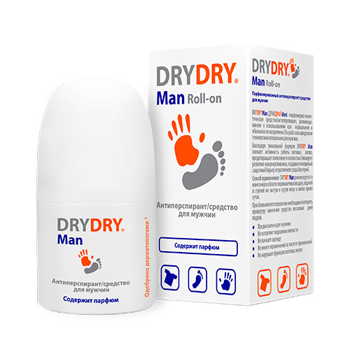 Dry Dry Средство от потоотделения для мужчин, 50 мл (Dry Dry
