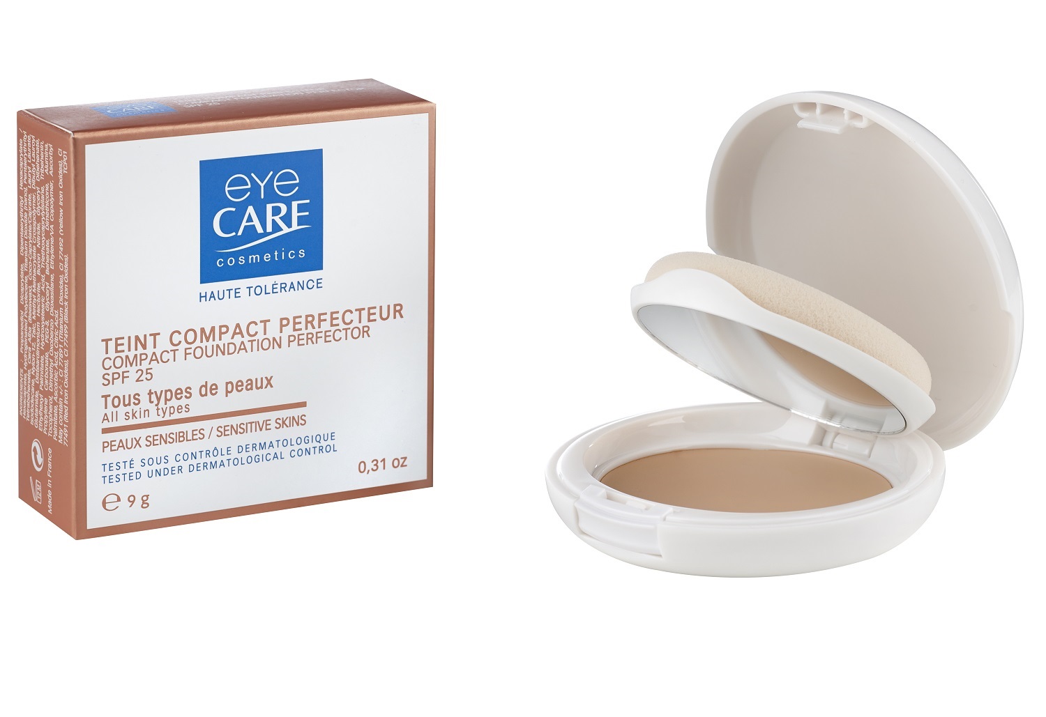 Eye Care Компактная крем-пудра, 9 г (Eye Care, Корректирующи