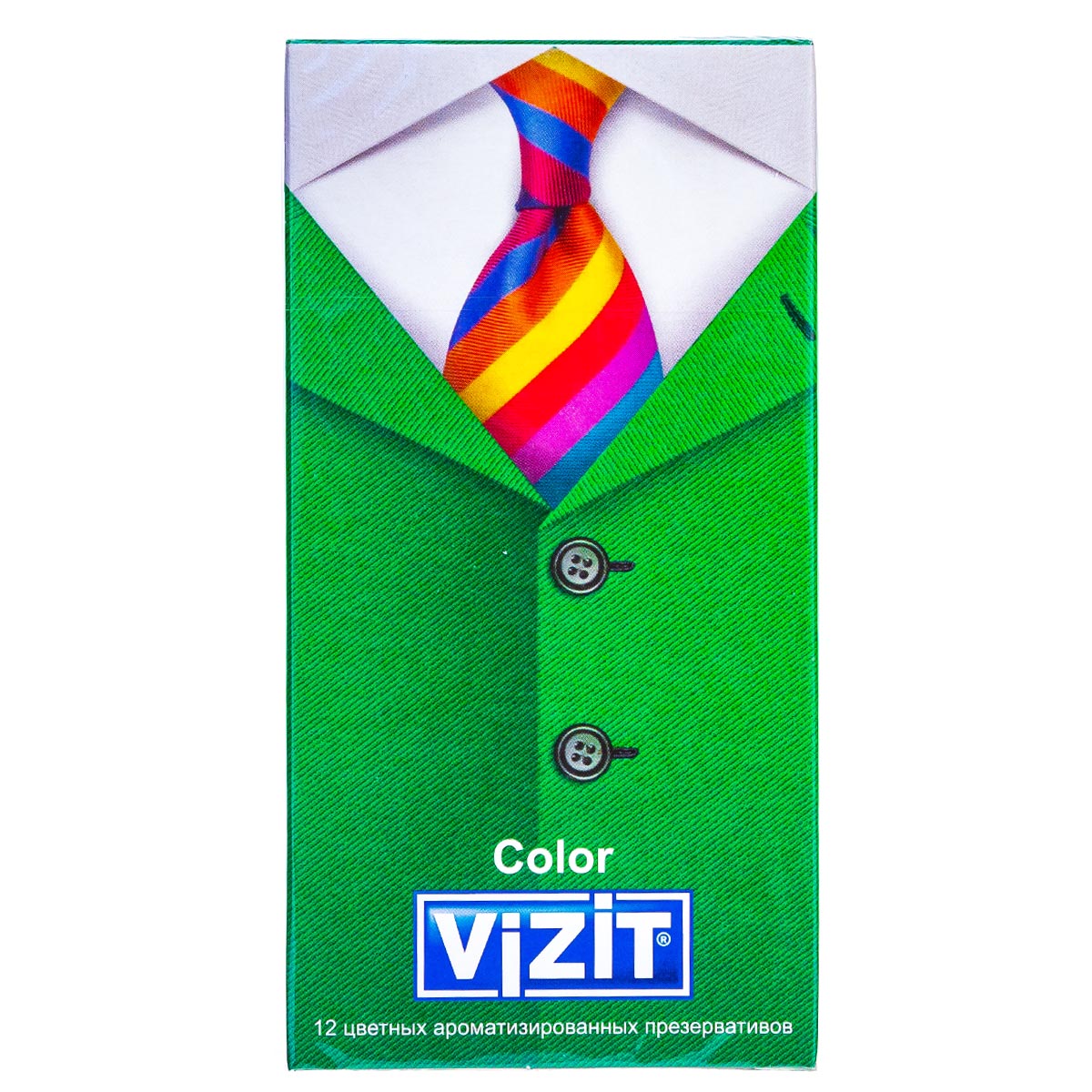 Vizit Презервативы цветные ароматизированные, 12 шт (Vizit, 