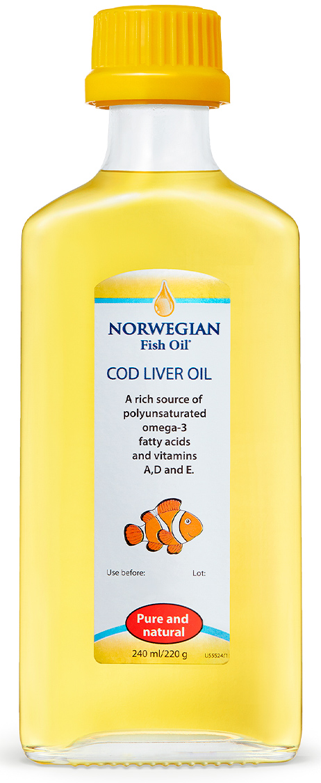 Norwegian Fish Oil Комплекс Омега 3 из жира печени трески дл